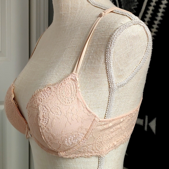 🧁 Vintage EUC Victoria's Secret Very Sexy PushUp Lace Underwire Convertible, 36 - Picture 4 of 13